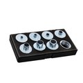 Milescraft 11Pc. Metal Bushing Set for Routers 1228